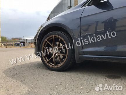 Колёса в сборе R18 Matt bronze HRE для VW Golf 6