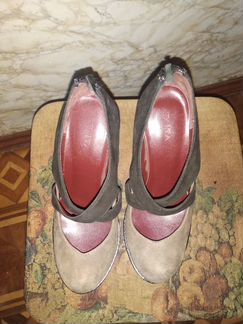 Туфли из натуральной замши