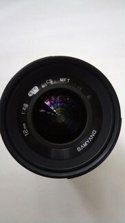 Sаmyang 12 mm F2.0 Panasonic + полярик