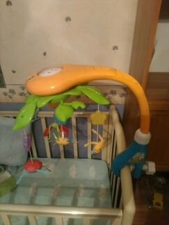 Музыкальный мобиль на кроватку с подсветкой