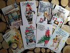 Новогодние и зимние почтовые открытки