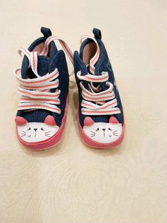 Пинетки-кеды Mothercare, 6-12 месяцев