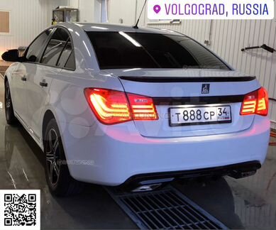 Лип Спойлер Шевроле Круз седан Chevrolet Cruze