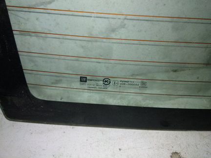 Стекло заднее Chevrolet Cruze J300 2009-2015