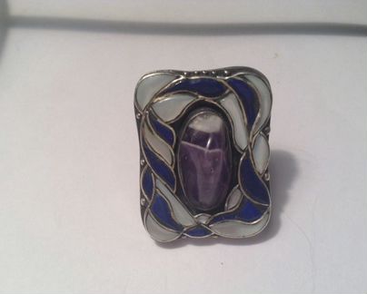 Серебряные перстень и сережки,авторские