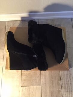 Ботинки 39,5 натуральная замша на нат.меху