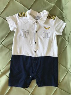 Костюм пилота боди, 12-18 мес