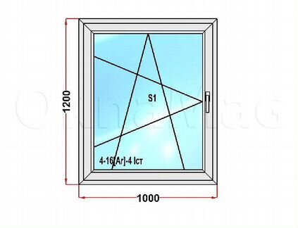 Пластиковые окна 660х1420