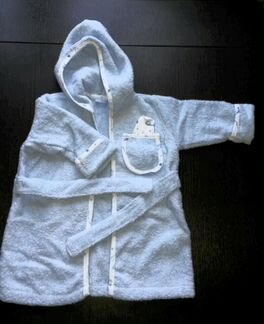 Халат махровый для детей 6-12мес