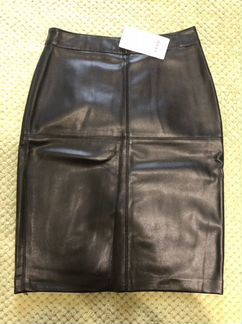 Кожаная юбка женская