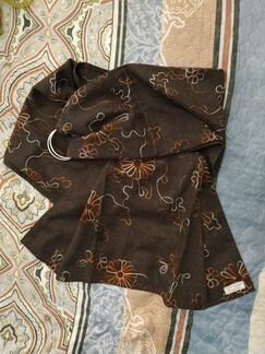 Слинги в идеале: с кольцами, шарф сарж., Шарф трик