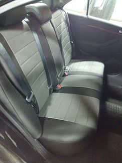 Модельные чехлы Тойота Авенсис из экокожи