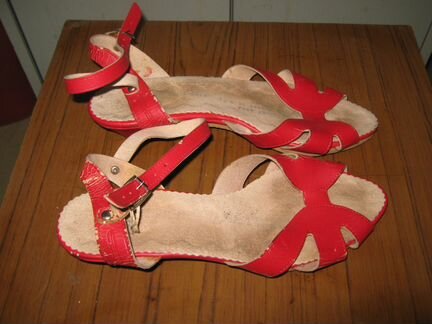 Винтажная женская обувь из 60-70