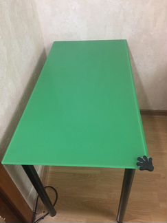 Стол стеклянный 100х52см