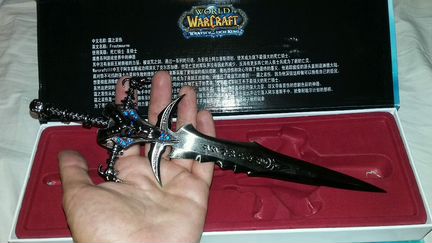 Frostmourne world of warcraft 30 см sword lich kin
