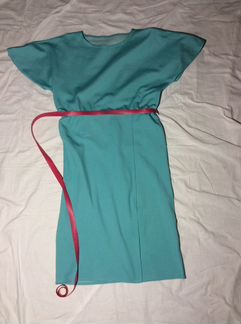 Летнее платье мятного цвета