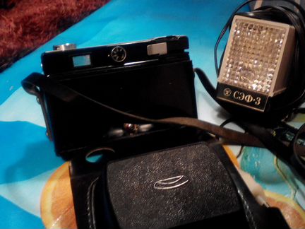 Фотоаппарат плёночный вилия- авто со вспышкой сэф