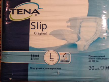 Памперсы для взрослых,Tena slip (L)