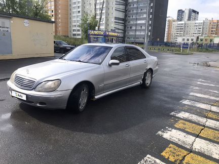 Mercedes-Benz S-класс 4.0 AT, 2002, битый, 271 784 км