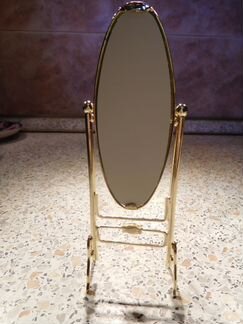 Зеркало для кукольного домика овальное напольное