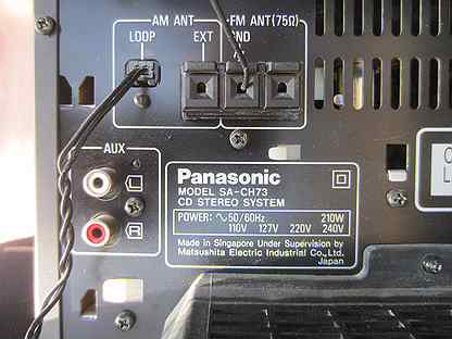 Схема panasonic sa ch73