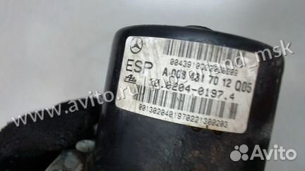 Блок абс, насос (ABS, ESP, ASR) Mercedes SLK R170