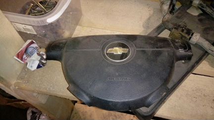 Подушка в руль шевроле авео т250