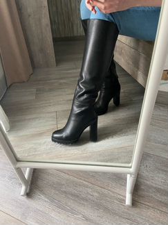 Зимние сапоги. Натуральная кожа