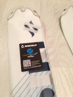 Горные лыжи нов Volkl 160см с крепление Salomon