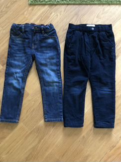 Утеплённые брюки Zara и джинсы р104
