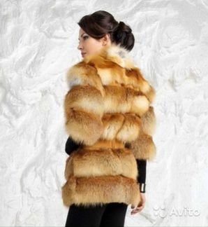 Жилет/шуба из меха лисы XS