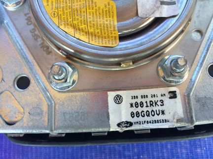 Подушка безопасности в руль Фольксваген Шаран 3М