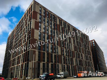 2-к квартира, 71.7 м², 6/14 эт.