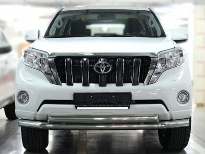 Защита переднего бампера toyota land cruiser 150