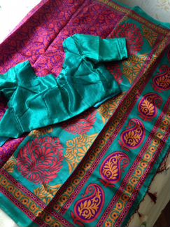 Индийское сари + чоли