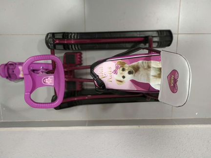 Снегокат со спинкой Тимка спорт 4-1'Собачка'