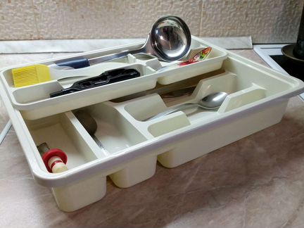 Лоток для столовых приборов 2 яруса