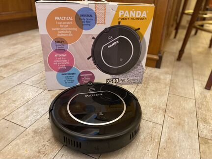 Робот-пылесос Panda X 500 Pet Series чёрный