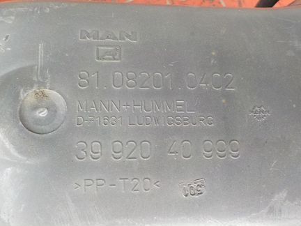 Воздуховод ман тга (MAN TGA) 81082010402
