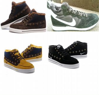 Кроссовки Зимние Nike (39-44) Новые Высокие