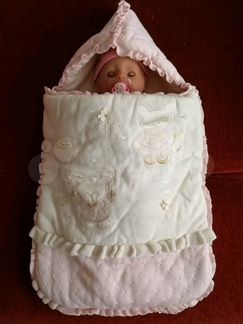 Конверт и плед на выписку Piccolo Angelo