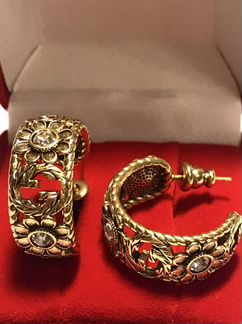 Серьги-полукольца Gucci