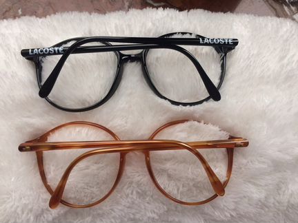 Круглые и стильные унисекс винтажные очки lacoste