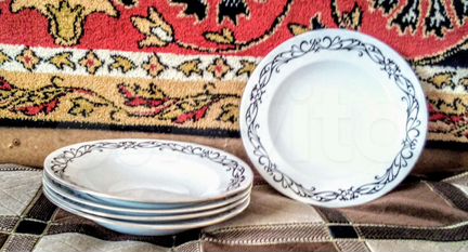 Наборы тарелок (Чехословакия), чайные наборы, розе