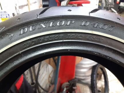 Dunlop D-407 180/65/16 R16 W.W