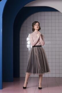 Юбка пачка в горошек