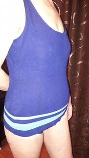 Ретро слитный купальник 50-60х гг. гдр. 44-46р