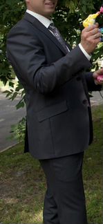 Костюм, рубашка и галстук, размер 176-96-84