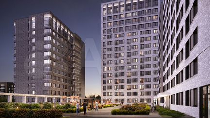 1-к апартаменты, 43.1 м², 2/9 эт.