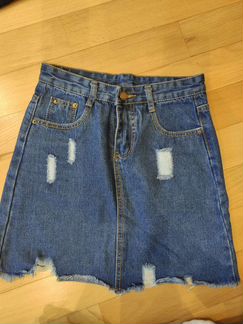 Юбка джинсовая